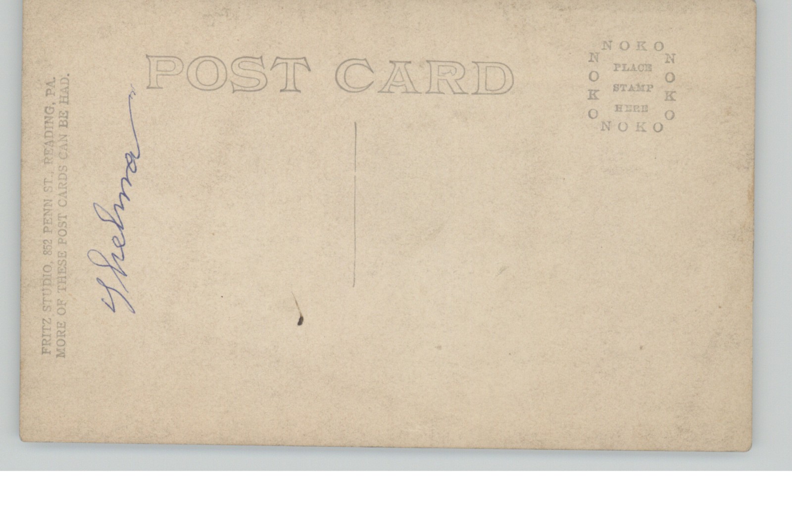 Antique c1910 RPPC Girl Holding Creepy Doll Big Bow Child Portrait Edwardian