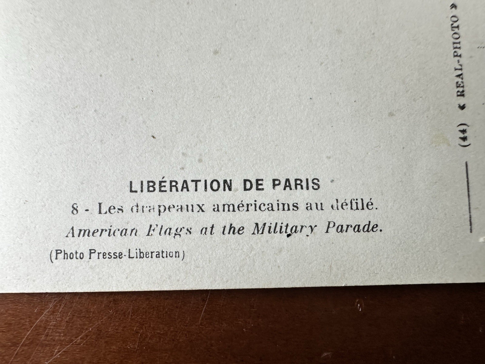Lot of 4 WWII LIBERATION OF PARIS 1944 France US Troops Army Original RPPC Photo