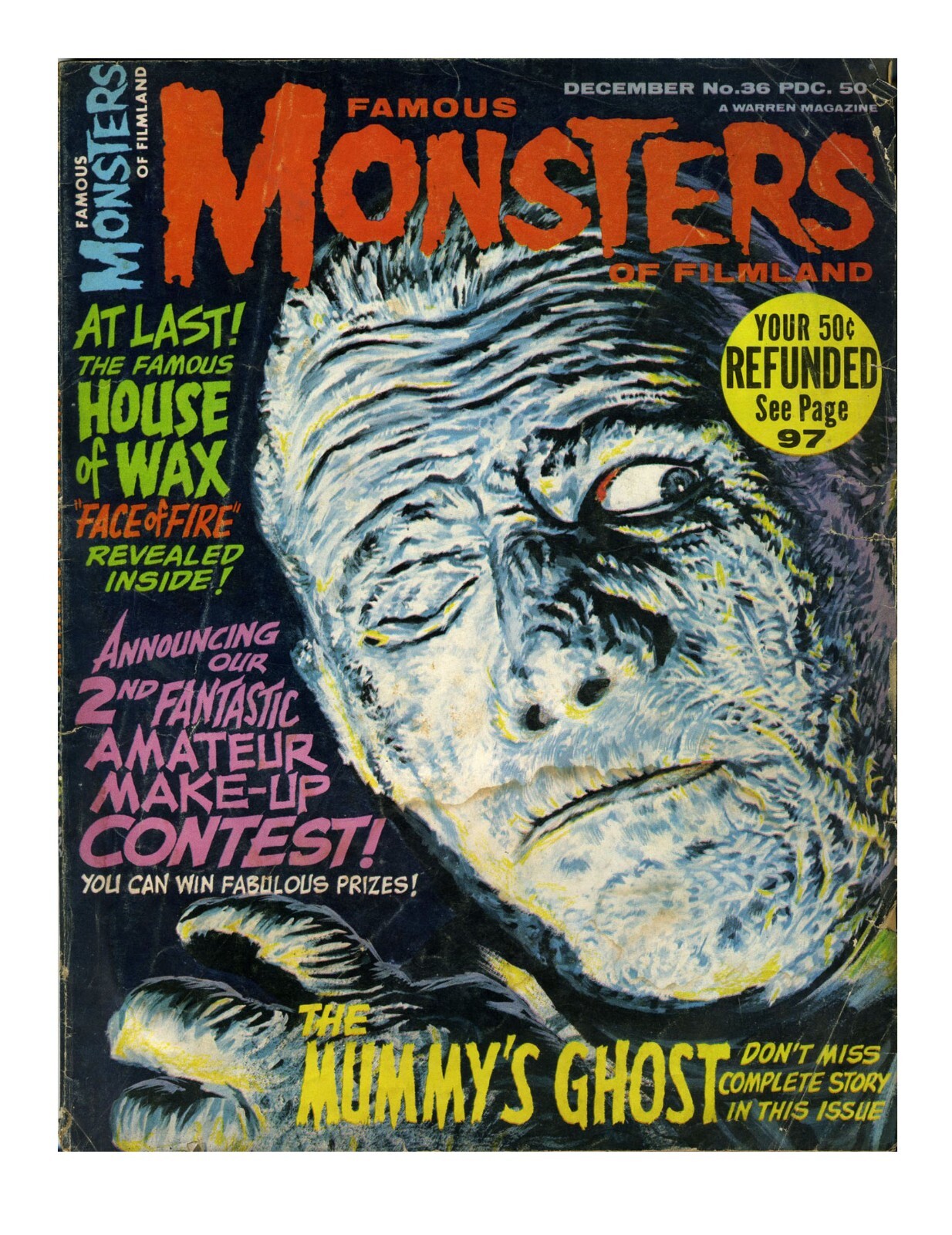 206 Issues + Bonus! Famous Monsters of Filmland Magazine COMPLETE Collection
