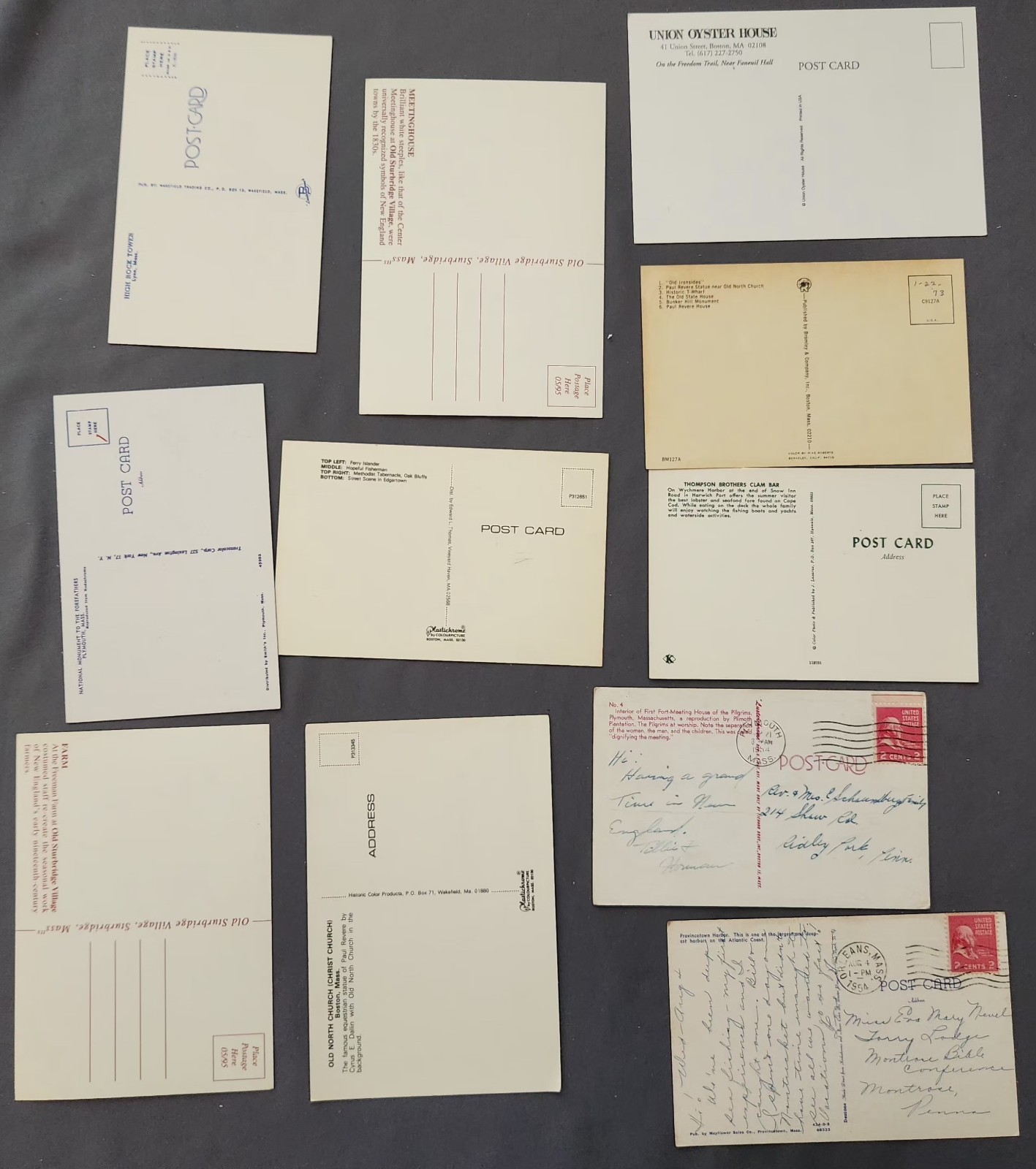 Lot of 42 Massachusetts Postcard Nature Cities Landmark 1950-2000’s Mix Vtg