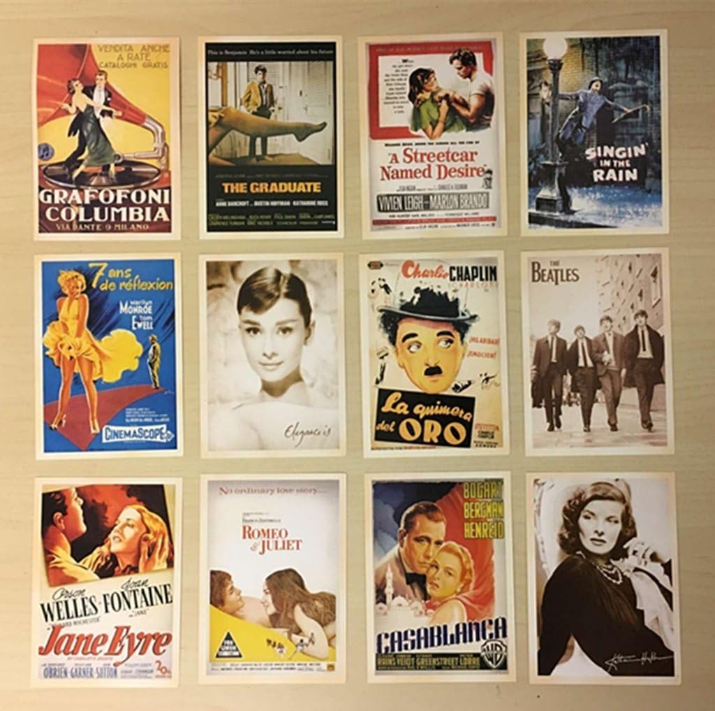Collectable Vintage Postcards Bulk Pack 128 Pcs