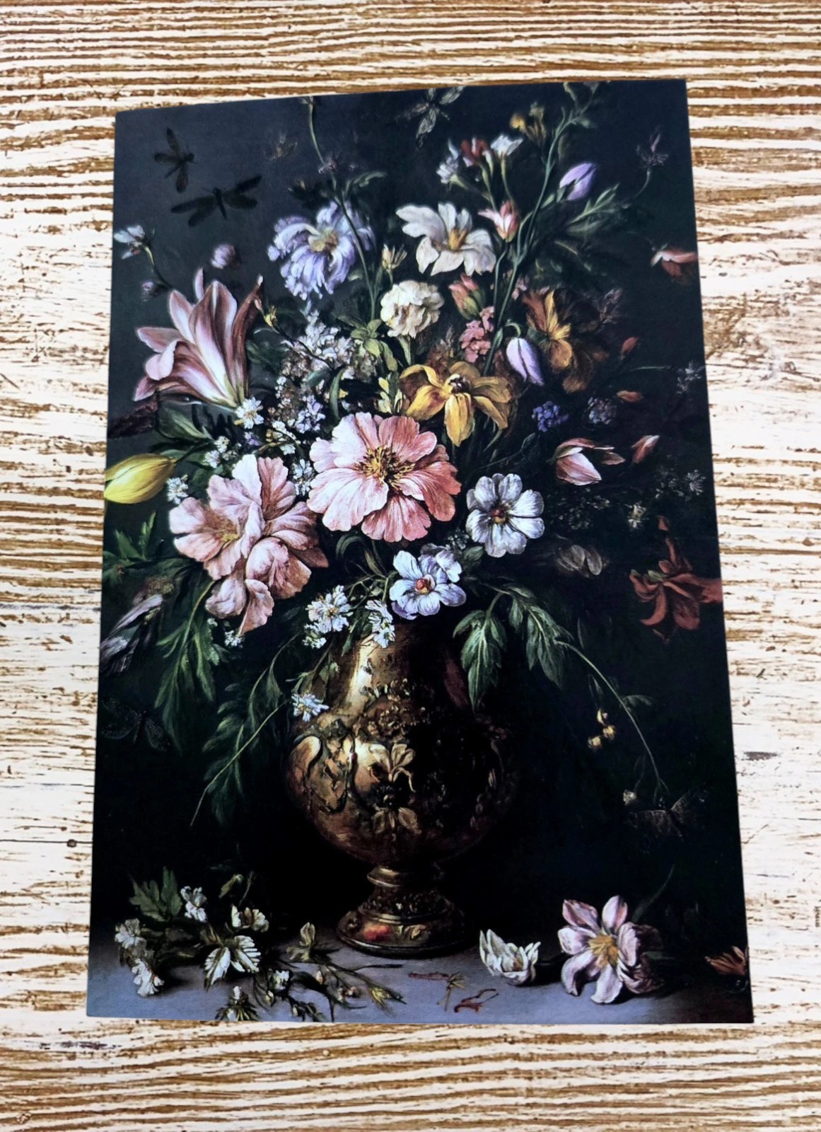 Photochrome Floral Still Life Postcard 5.5×4 Unposted Next Day Shipping