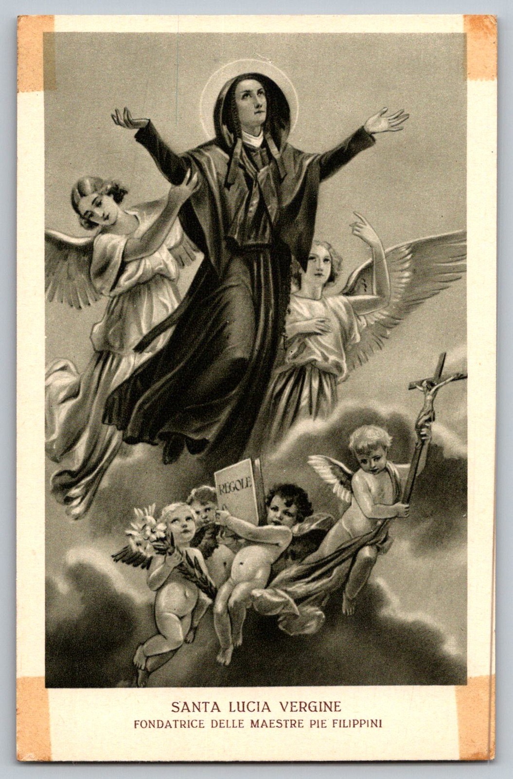 Postcard – Santa Lucia Vergine, Fondatrice Delle Maestre Pie Filippini