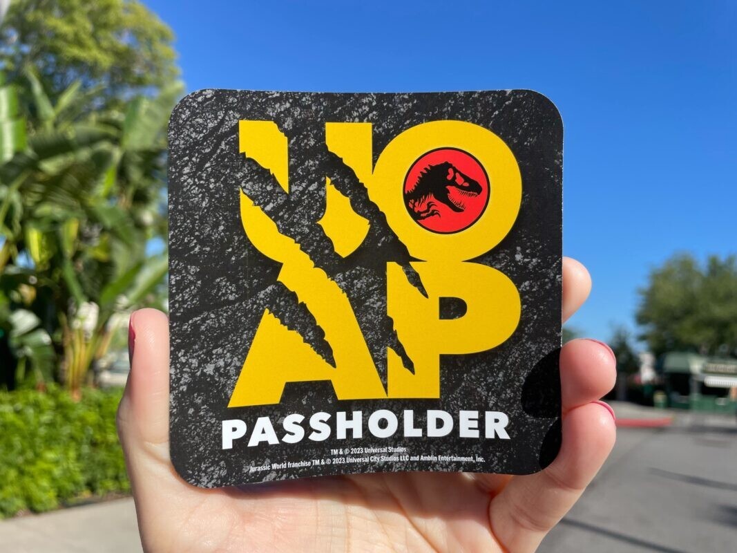 Universal Jurassic Park Annual Passholder Magnet for Orlando Resort 2023 -FanArt
