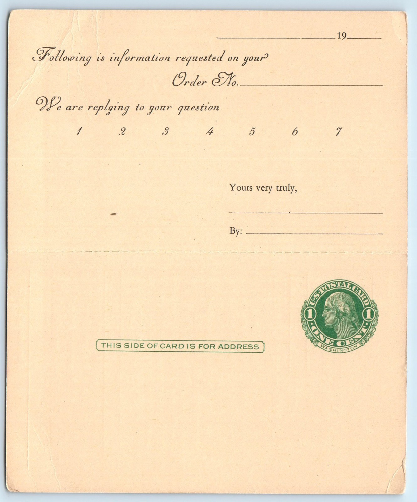 Electrochemicals Dept Plant Buyer EI Du Pont De Nemours Wyandotte MI Postal Card
