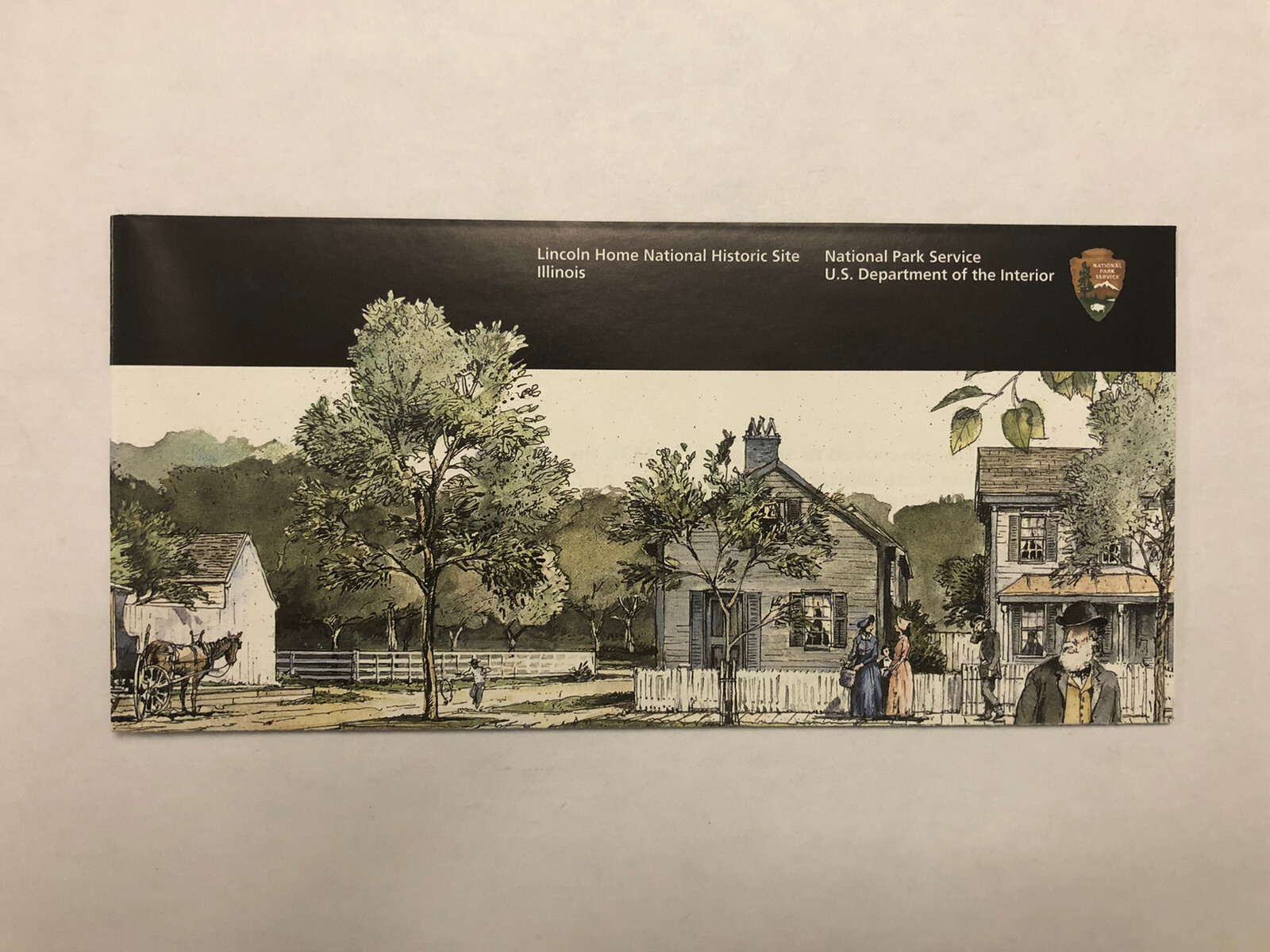 Lincoln Home National Historic Site Park Unigrid Brochure Map Newest Version IL