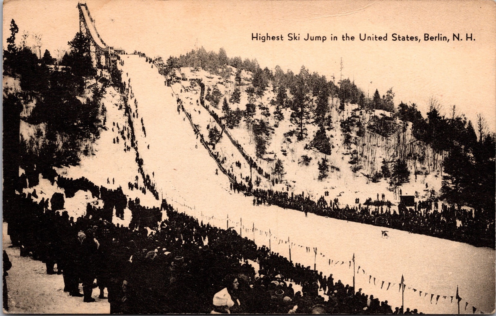 Post Card – Highest Ski Jump in the United States, Berlin, N. H.
