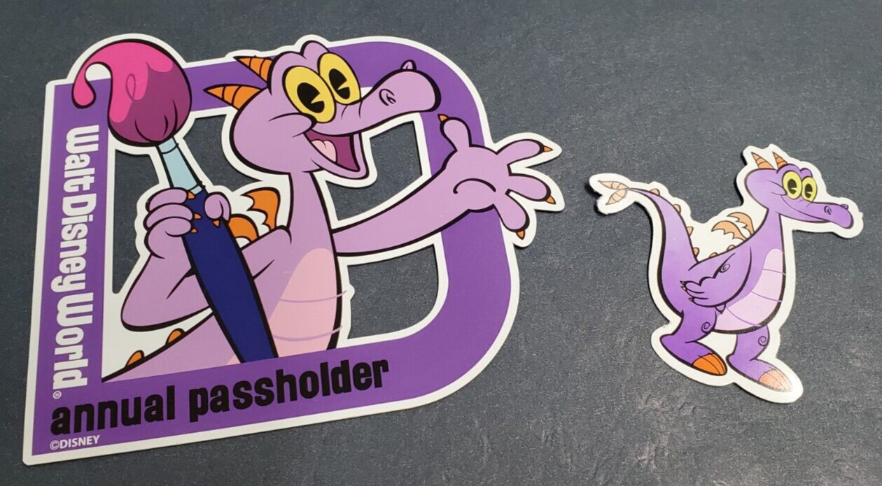 New! Walt Disney World Passholder featuring Figment AP MAGNET (Homemade) 2023