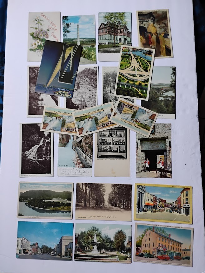 VIntage Lot of 120 Upstate New York NY Postcards