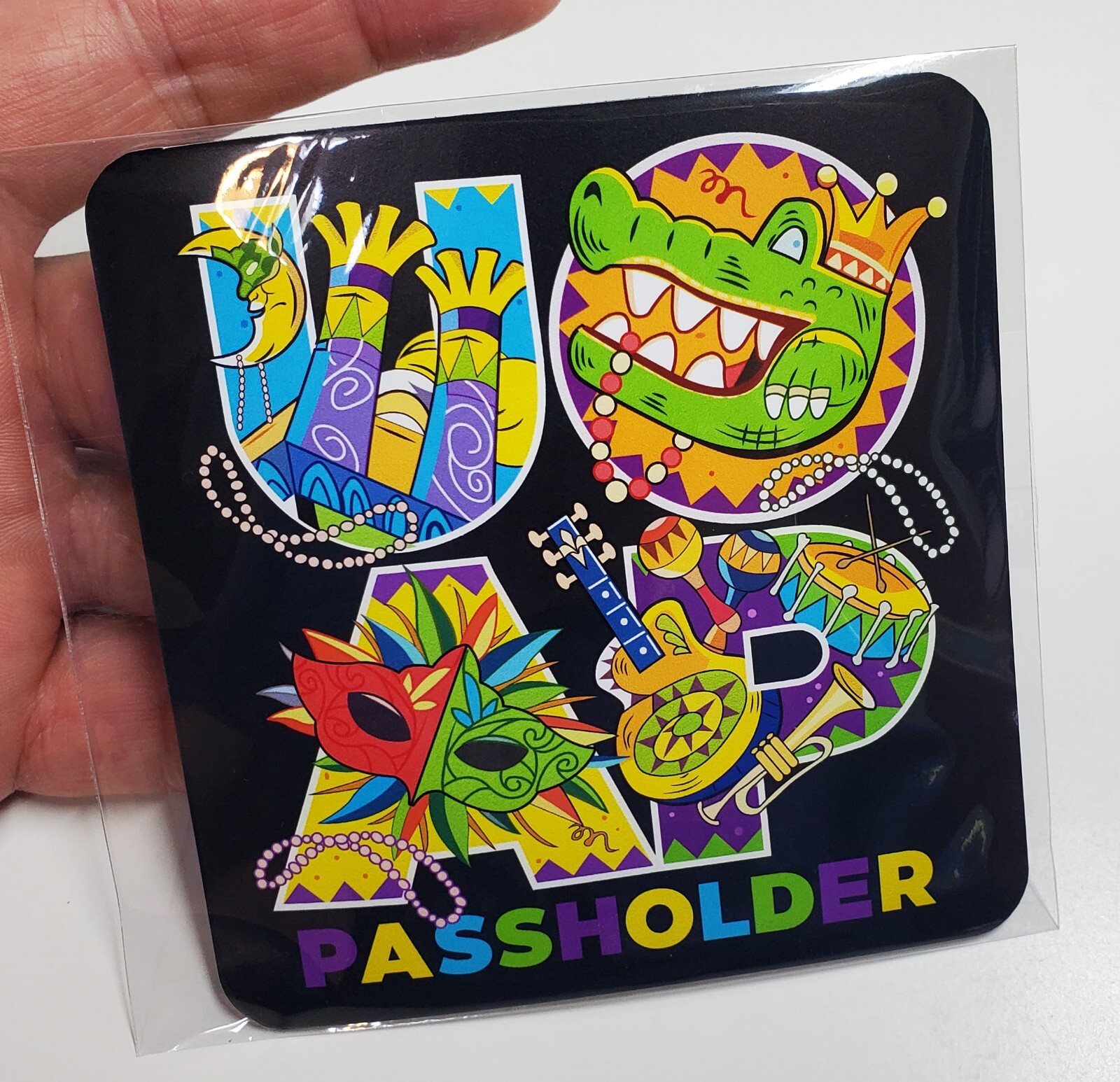 UOAP Universal Studios Passholder UOAP Mardi Gras 2023 Magnet (Aftermarket)