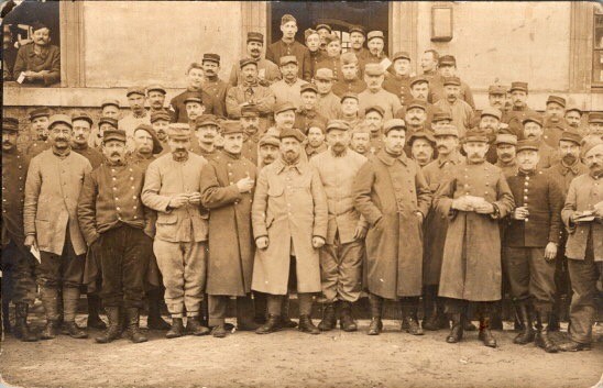 French Military Unit Photo Postcard WWI Era R Guilleminot Publisher 1900s