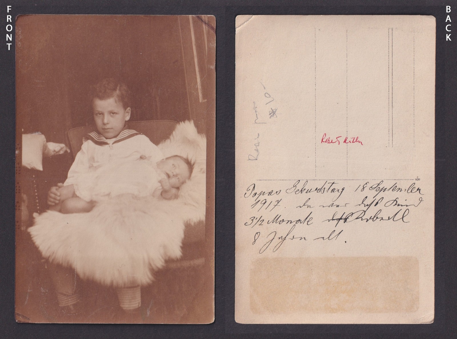 UNITED STATES, RPPC Postcard, The children