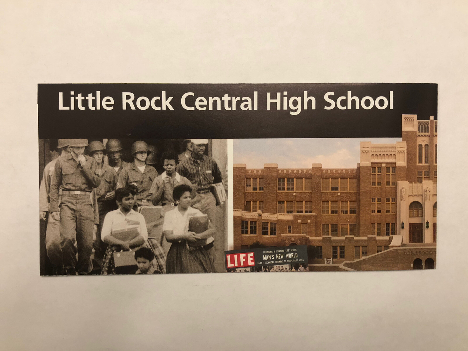 Little Rock Central High National Park Unigrid Brochure Map Newest Version AR