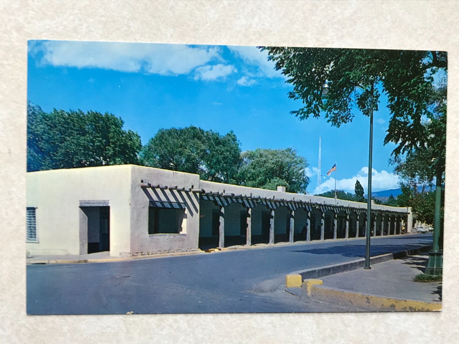 P1484 Vintage Postcard Palace Of The Governors Santa Fe New Mexico NM