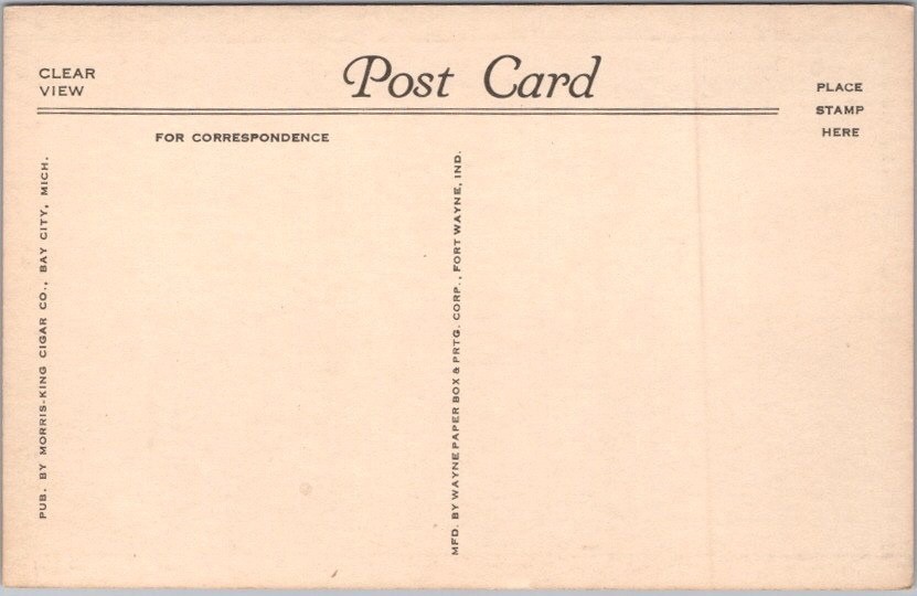 Vintage SAGINAW Michigan Postcard “Chevrolet Unit of General Motors Corp” Unused