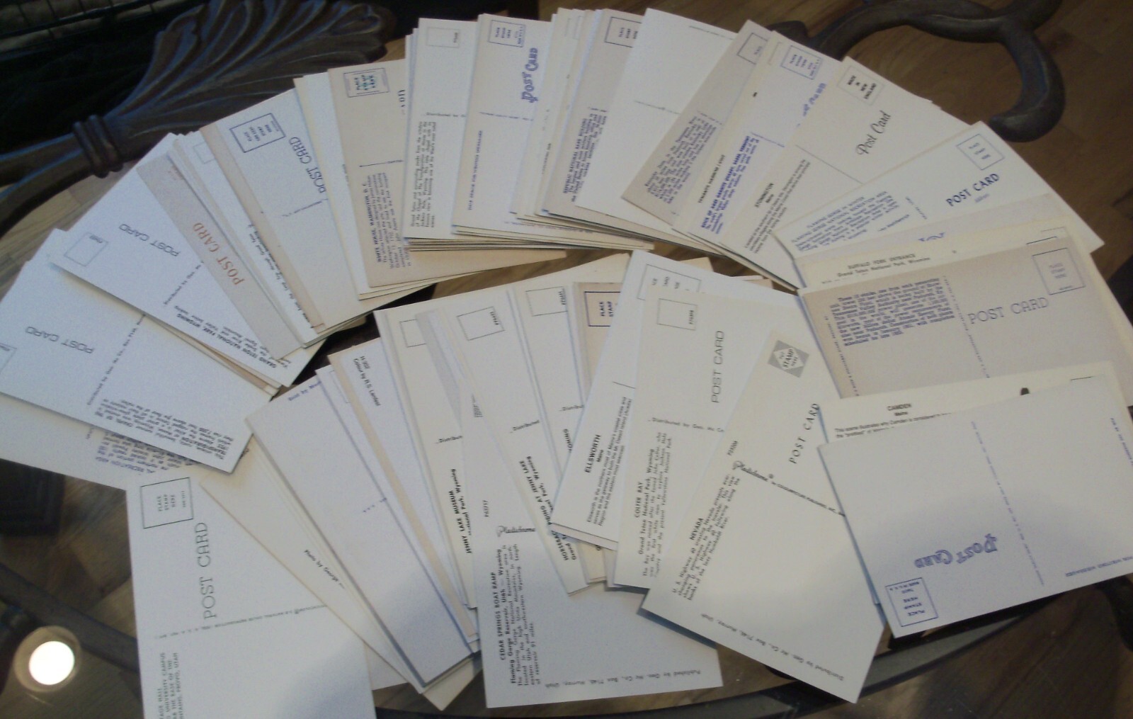 100+ US POSTCARD LOT UNPOSTED ROADSIDE AMERICANA LINEN/CHROME 50/50 USA UNUSED v