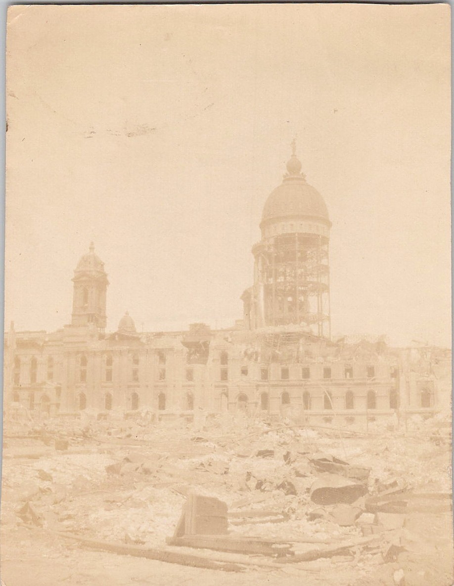 dd Not a postcard San Francisco 1906 Earthquake original real photo