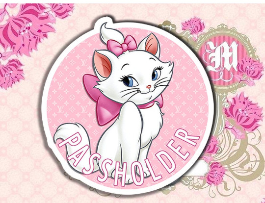 Custom Marie the Cat from Aristocrats Annual Passholder High Quality AP Magnet