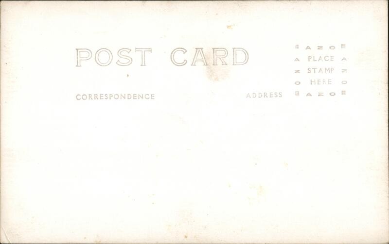 Camp Buildings, Tennis Courts Original Vintage Real Photo Postcard RPPC