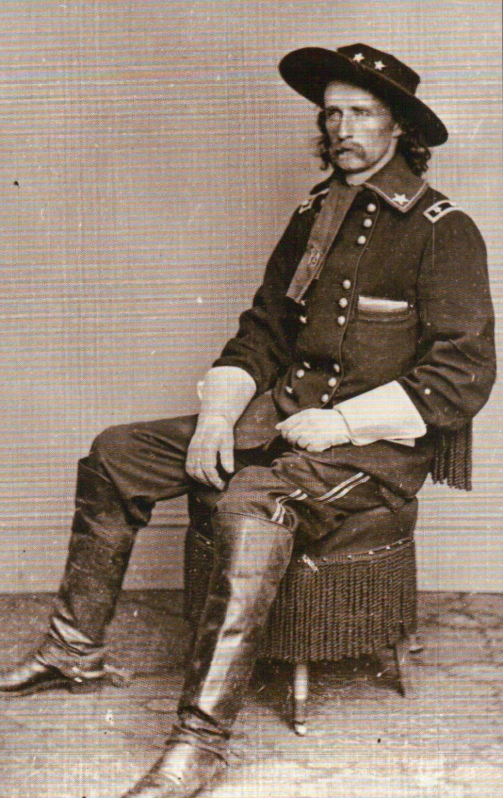 General George Armstrong Custer United States Federal Army — Civil War Postcard