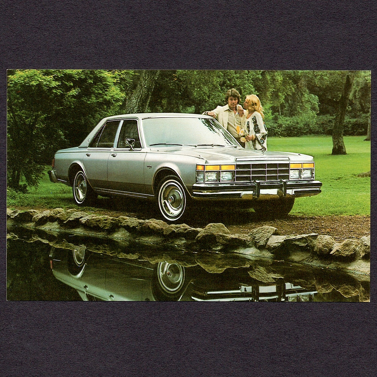1978 Chrysler Le BARON Medallion 4-Door : Original Dealer Promotional POSTCARD