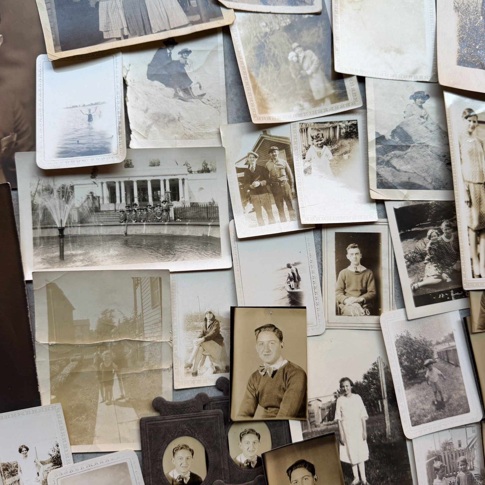 Lot of 100 + Vintage People Military Women early 1900’s