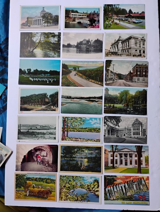 VIntage Lot of 120 Upstate New York NY Postcards
