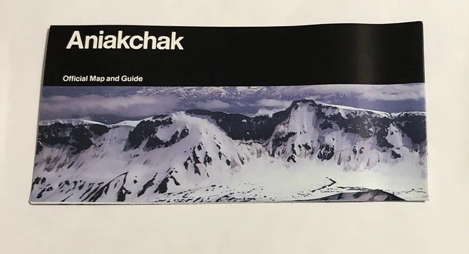 NEW Aniakchak National Monument & Preserve Park Unigrid Brochure Map NPS Alaska