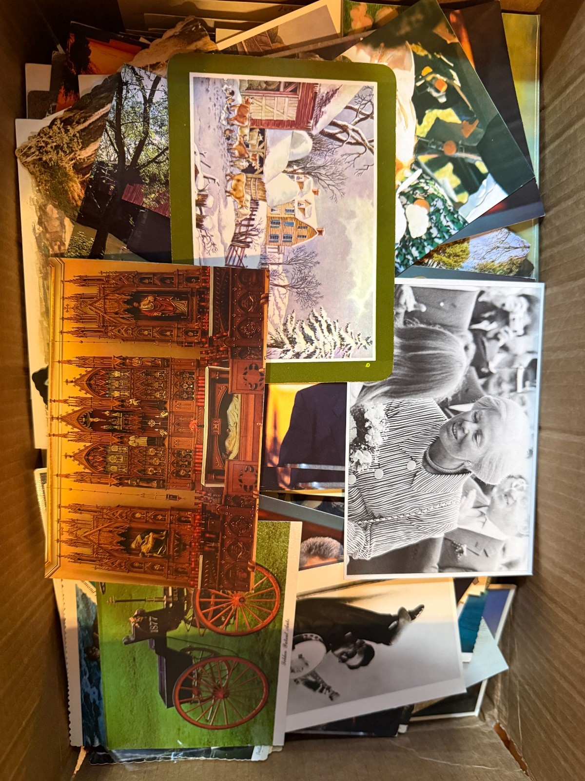 1100 Vintage Continental Postcards Lot Mixed States Countries Topics 6×4