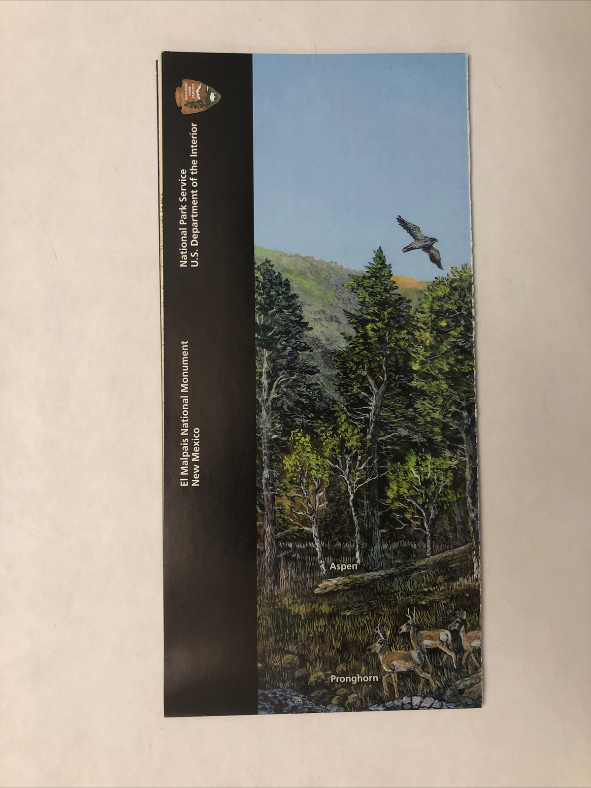 El Malpais National Monument Unigrid Brochure Map NPS Newest Version New Mexico