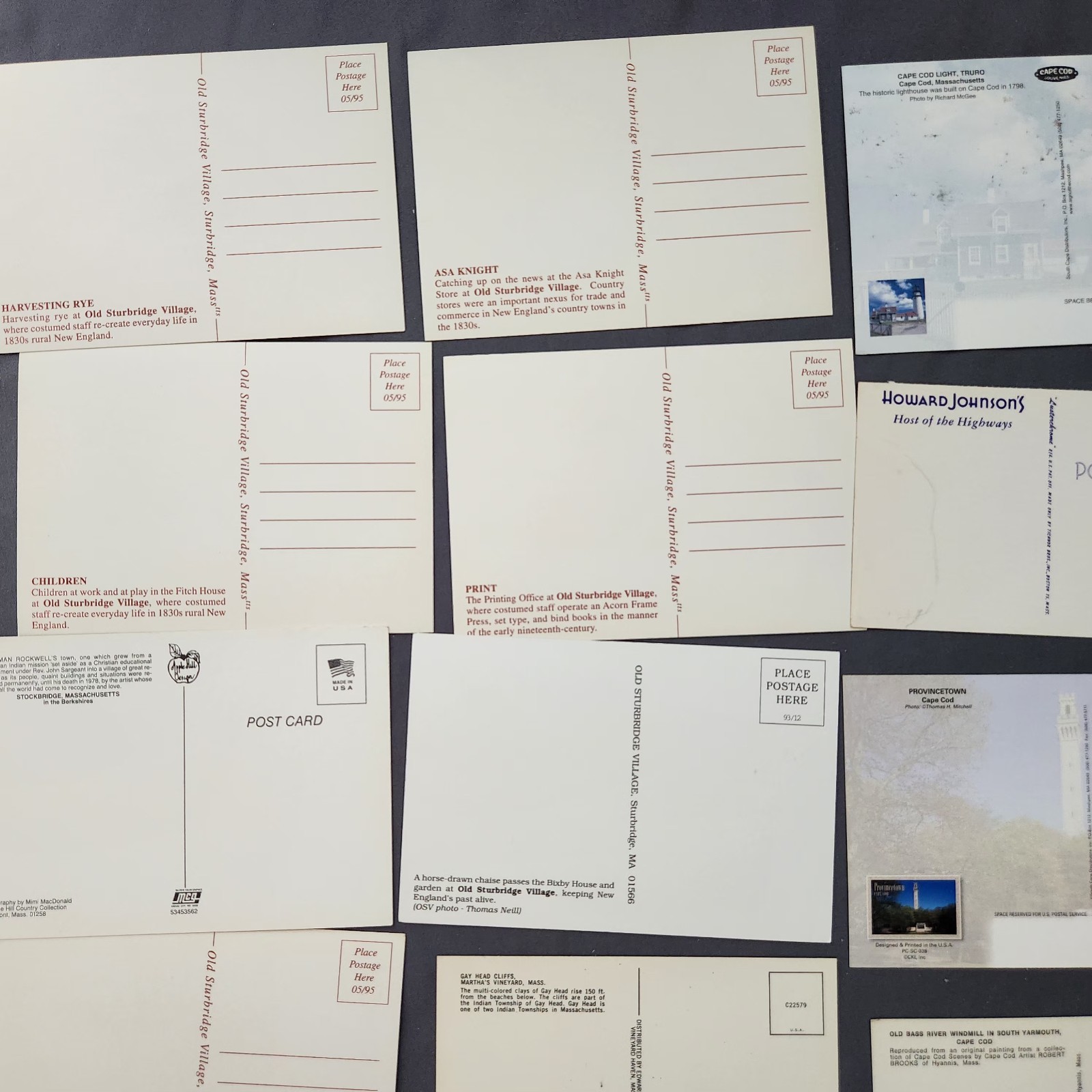 Lot of 42 Massachusetts Postcard Nature Cities Landmark 1950-2000’s Mix Vtg