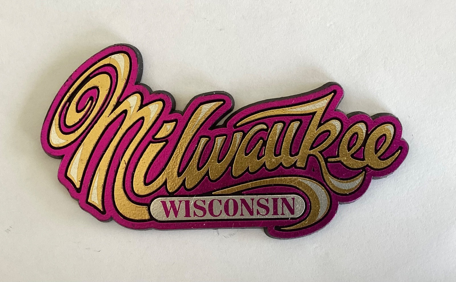 Milwaukee, Wisconsin Rubber Fridge Magnet FR2