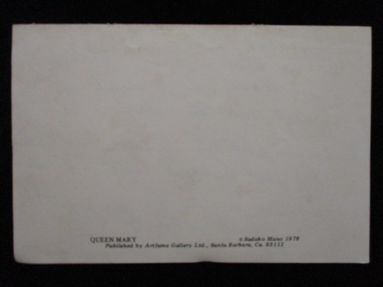 QUEEN MARY Transatlantic Ocean Liner Cruise Vintage Ship UNPOSTED Postcard
