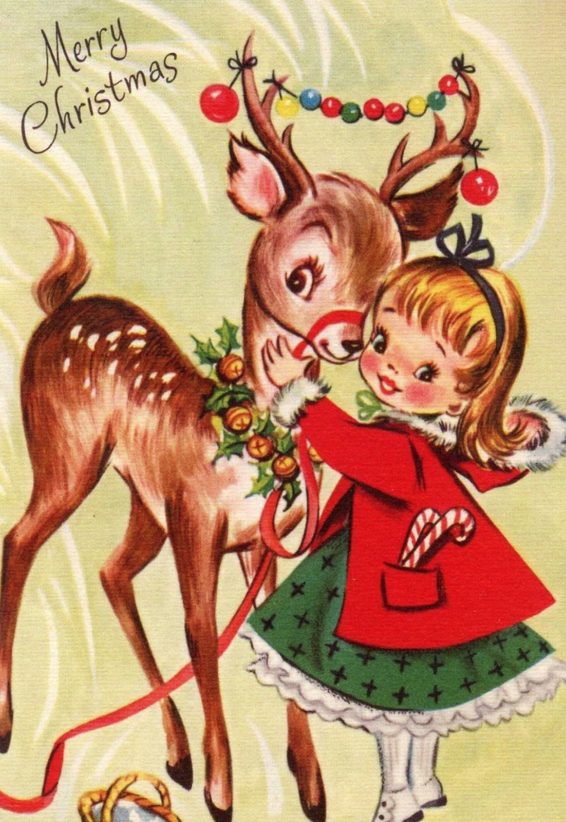 A Tender Christmas Moment (Address Side Blank) –New POSTCARD