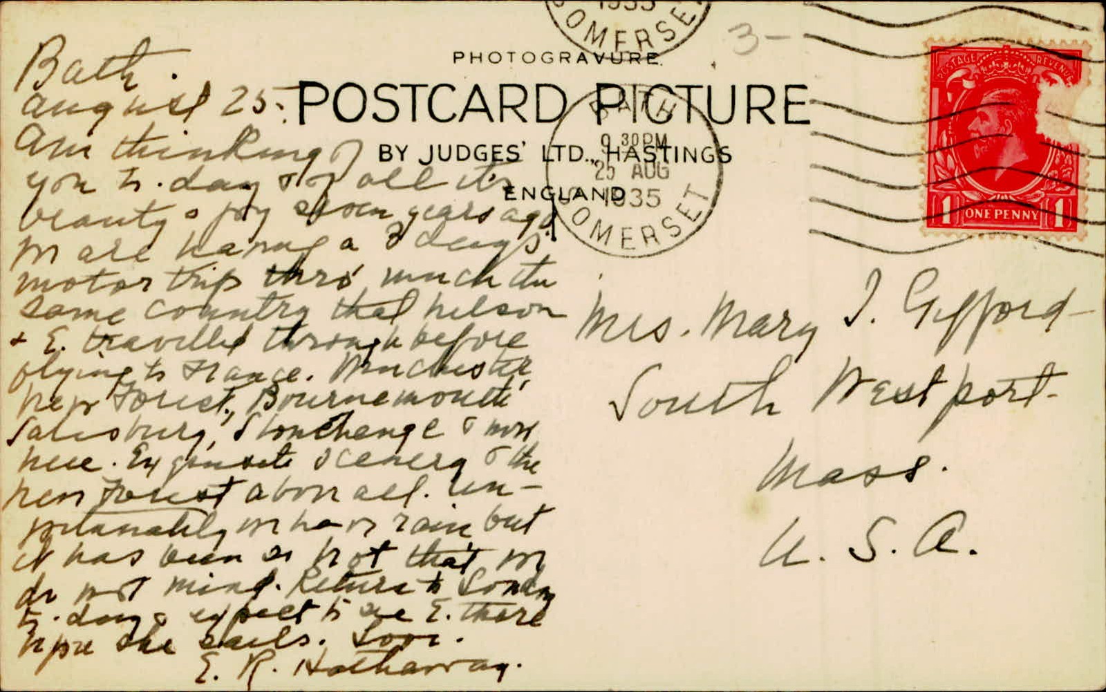 Postcard: 4745 IN THE NEW FOREST JUDGES’ LTD., HASTINGS