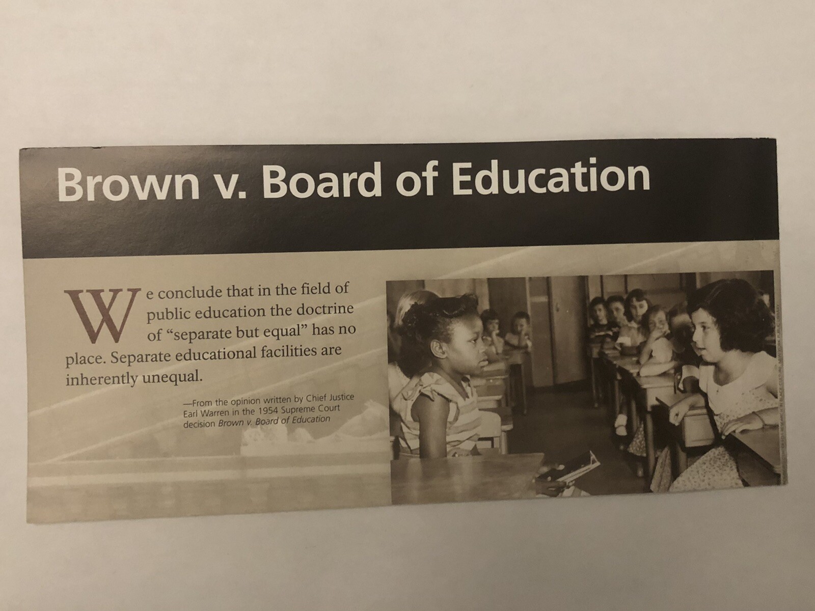 GPO2023 Brown V. Board Of Education National Historic Site Park Unigrid Brochure