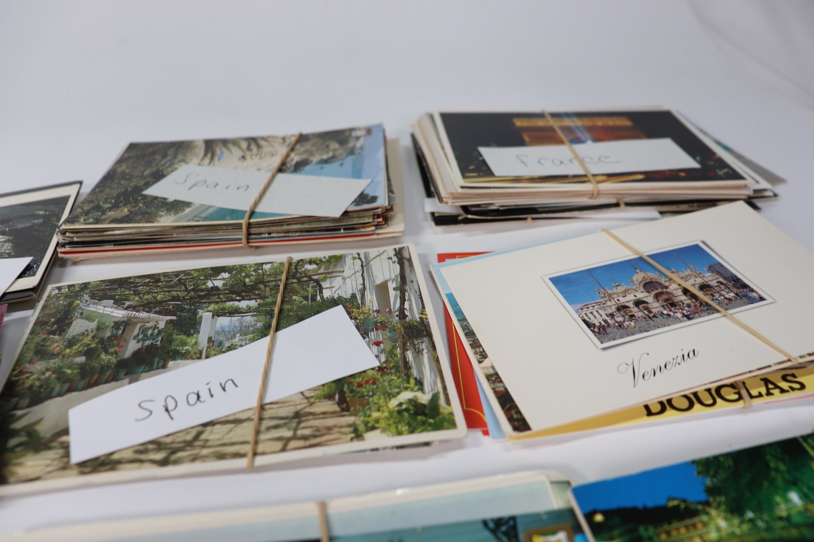 Huge VTG Postcard Collection Lot Hundreds USA Europe Travel Art i6