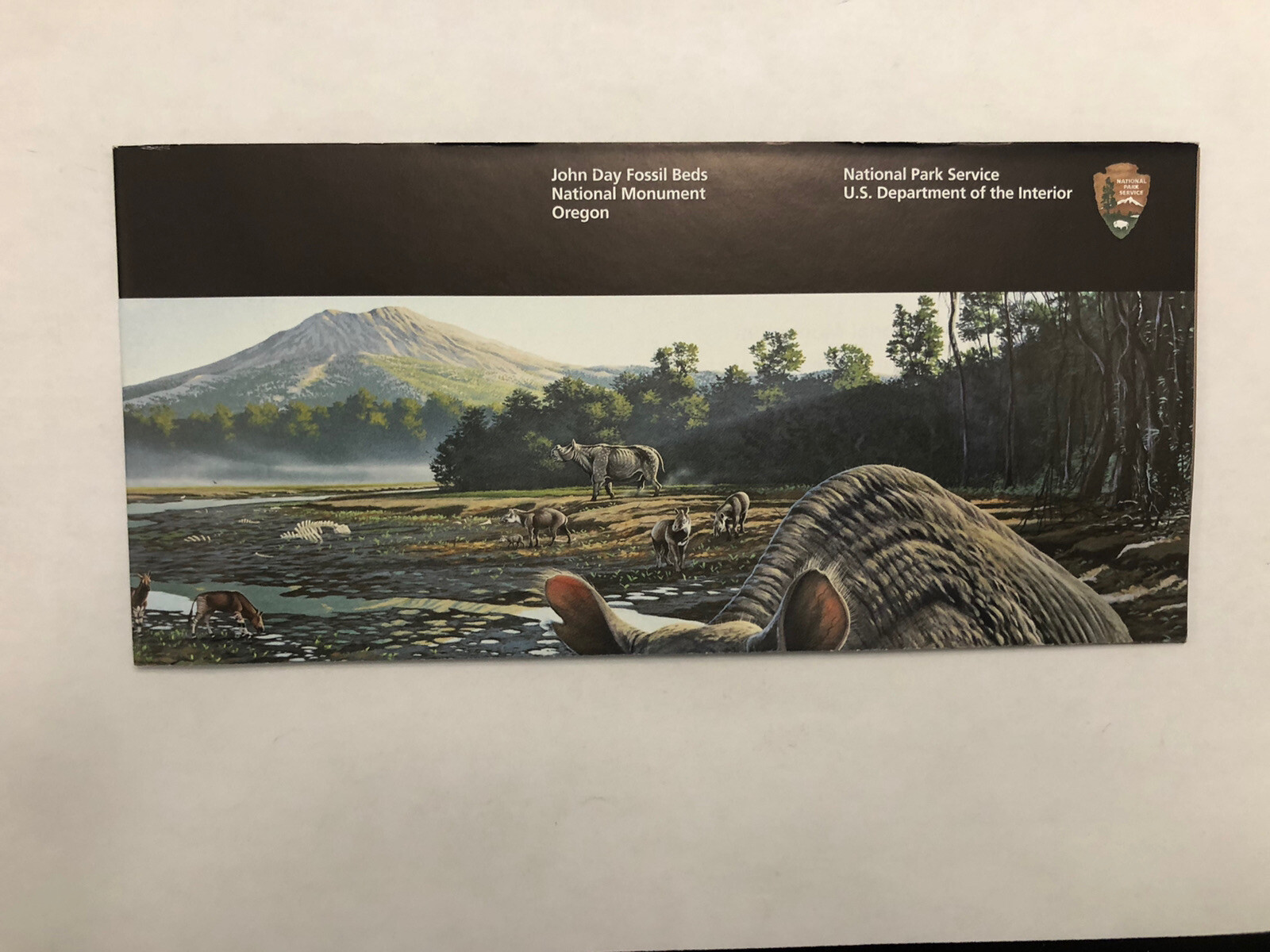 John Day Fossil Beds National Monument Park Unigrid Brochure Map Newest Version