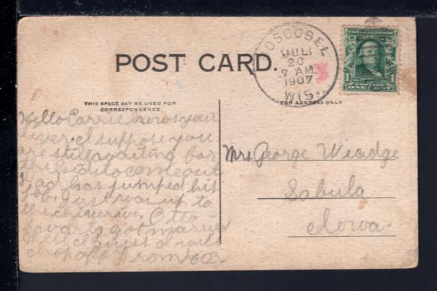 Postcard – Comic – 30 Days! – 1907