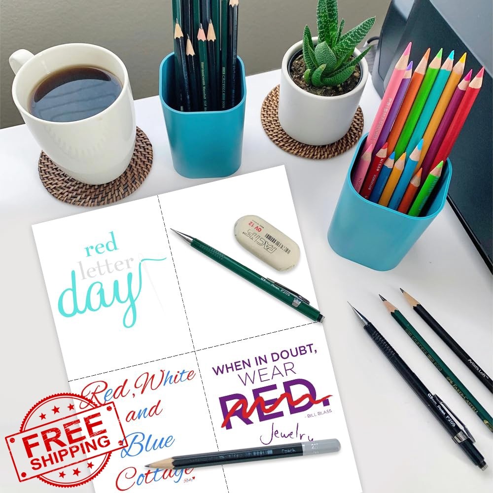 Lyuzecheean Postcard Paper 50 Sheets