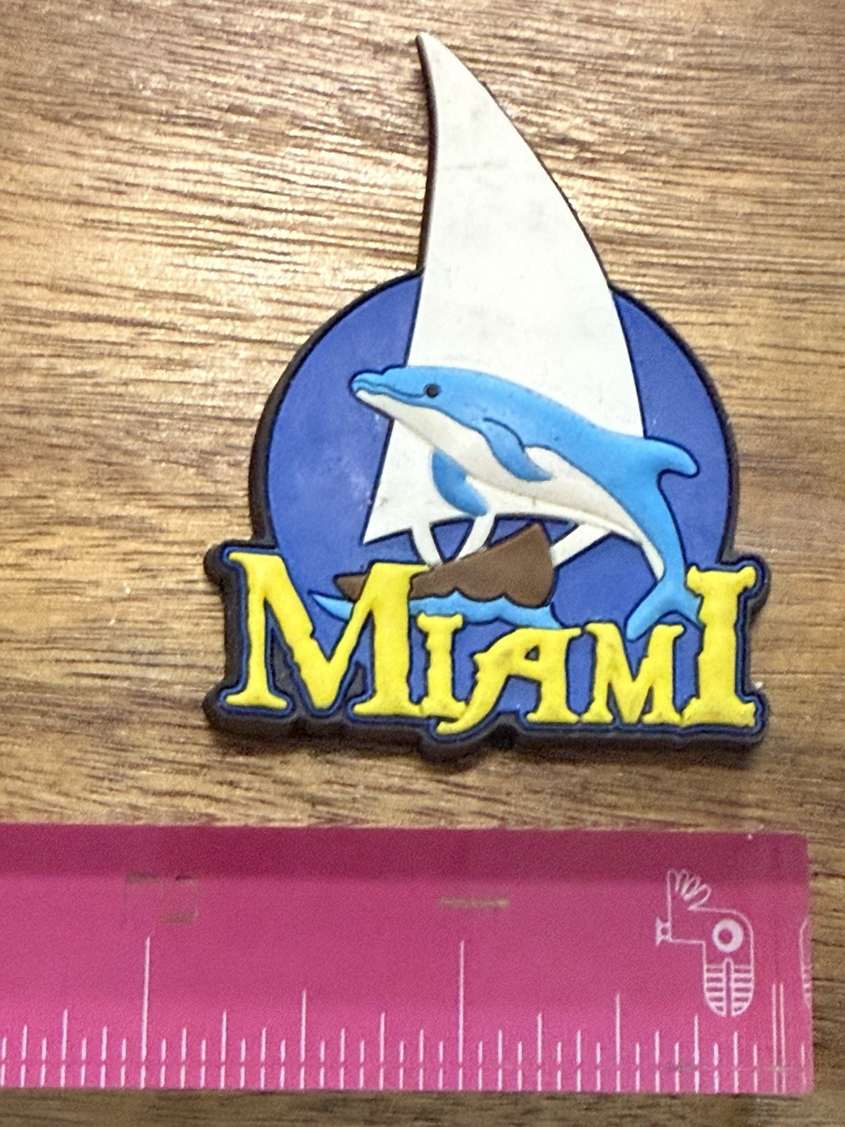 Miami FL Collectors Vintage Rubber Fridge Magnet