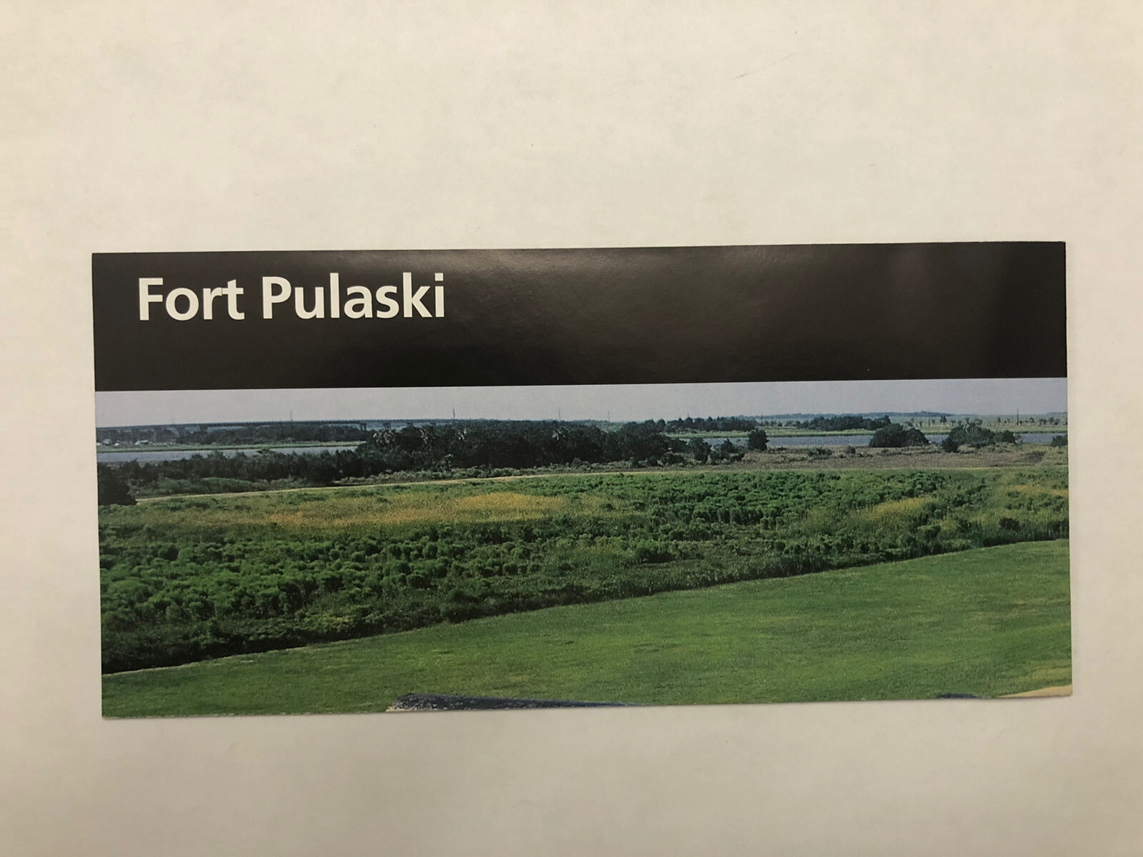 Fort Pulaski National Monument Park Unigrid Brochure Map 2023 NEWEST VERSION GA