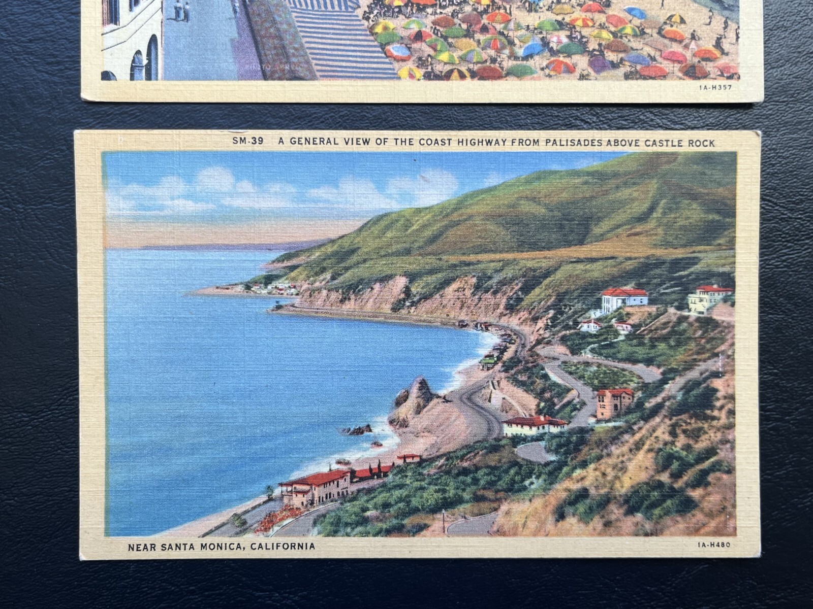 VTG Santa Monica California Postcards: Beach Clubs Coast Yacht Harbor 1930s-40s