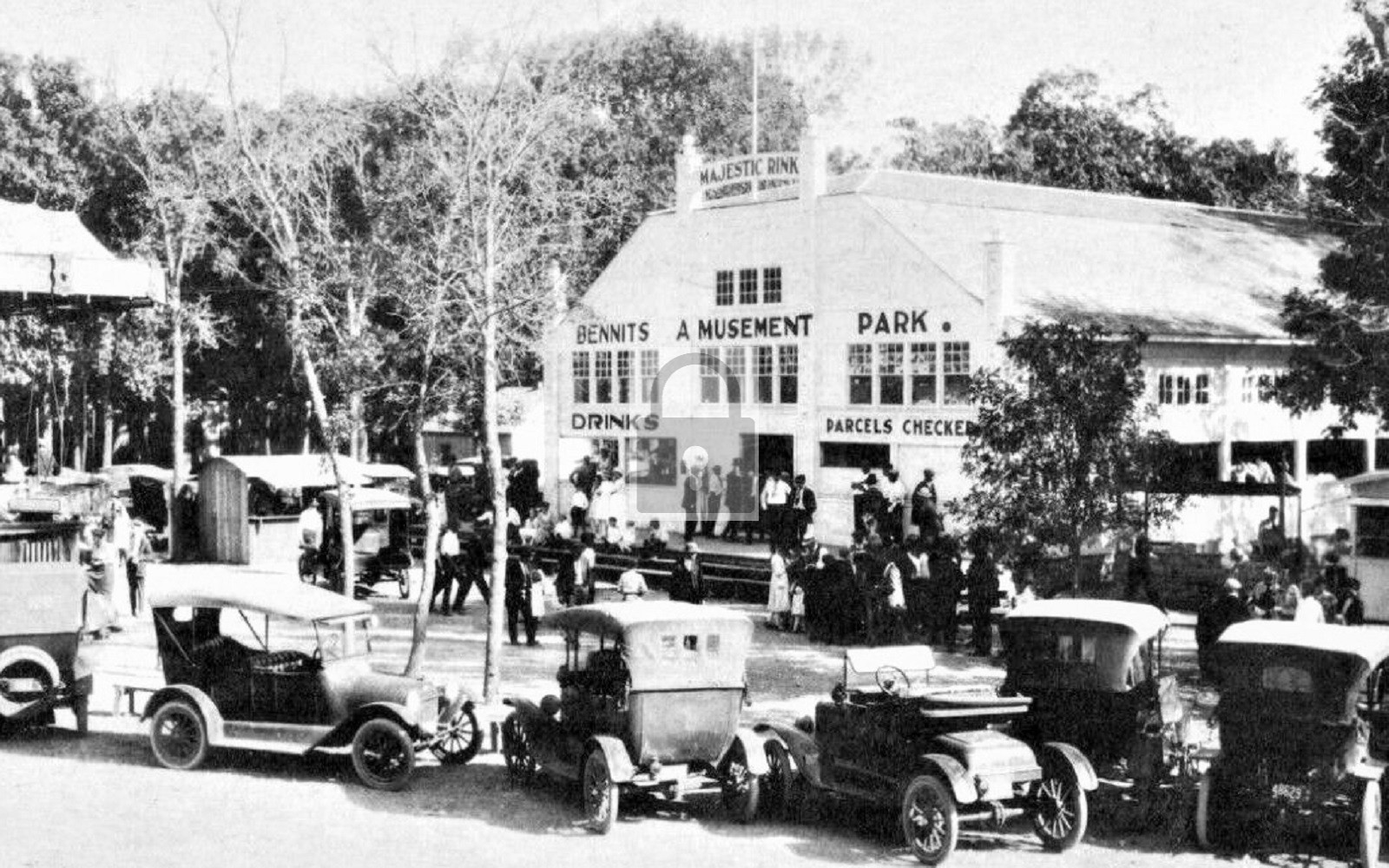 Bennits Amusement Park Okoboji Arnolds Park Iowa IA – Reprint