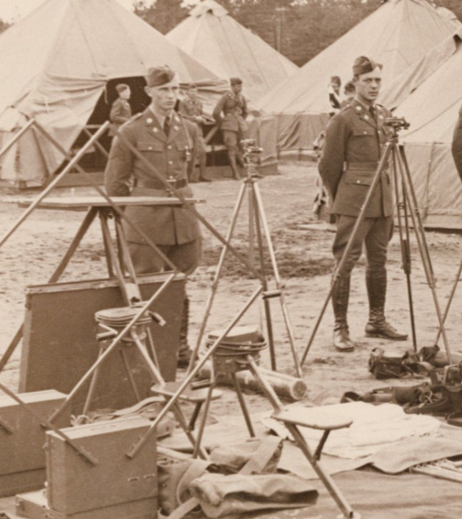 RPPC Postcard U.S. Army Signal Corps Communications Unit Field Telephone Camp