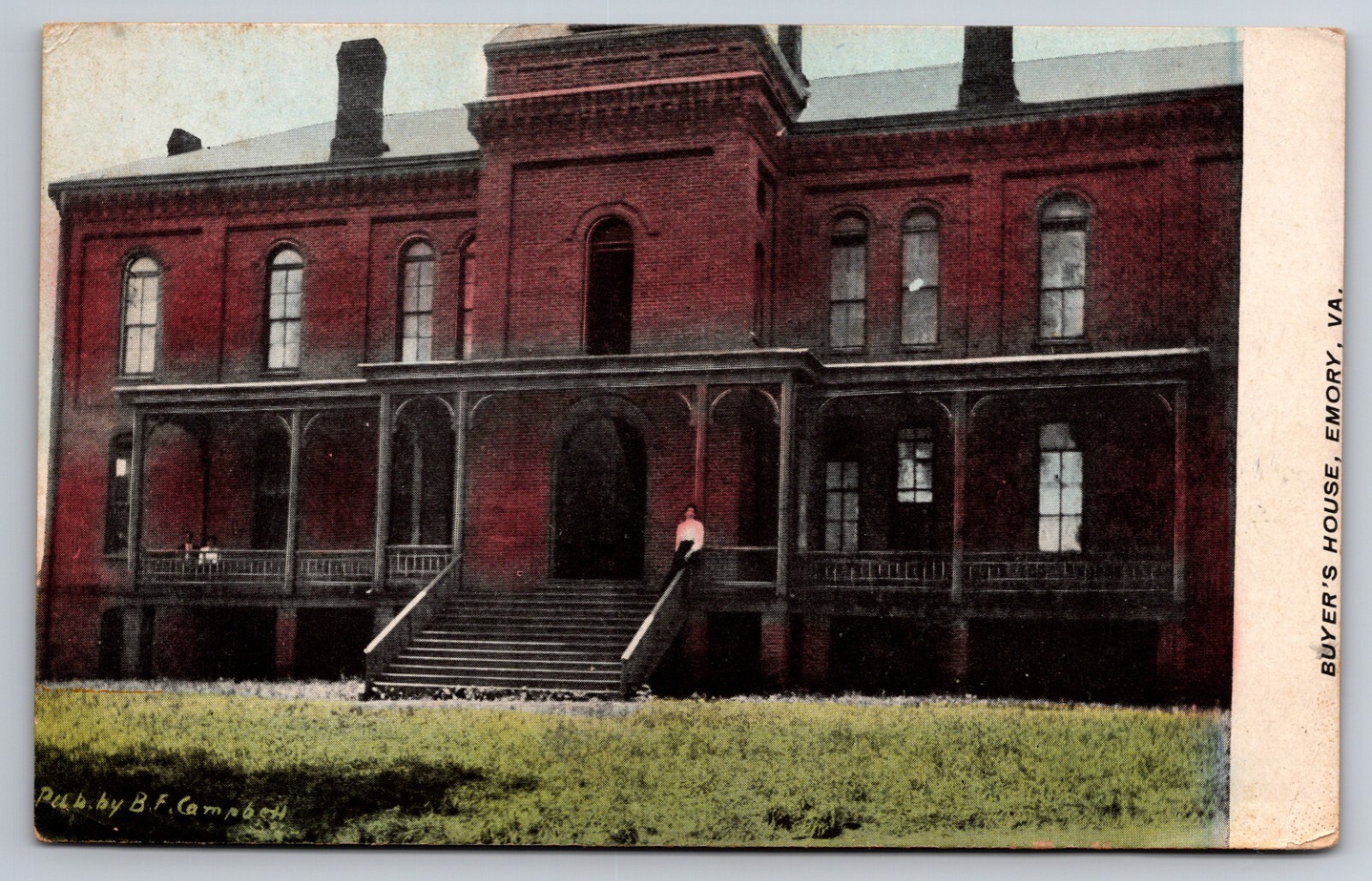Buyer’s House Emory Virginia VA c1910 Postcard