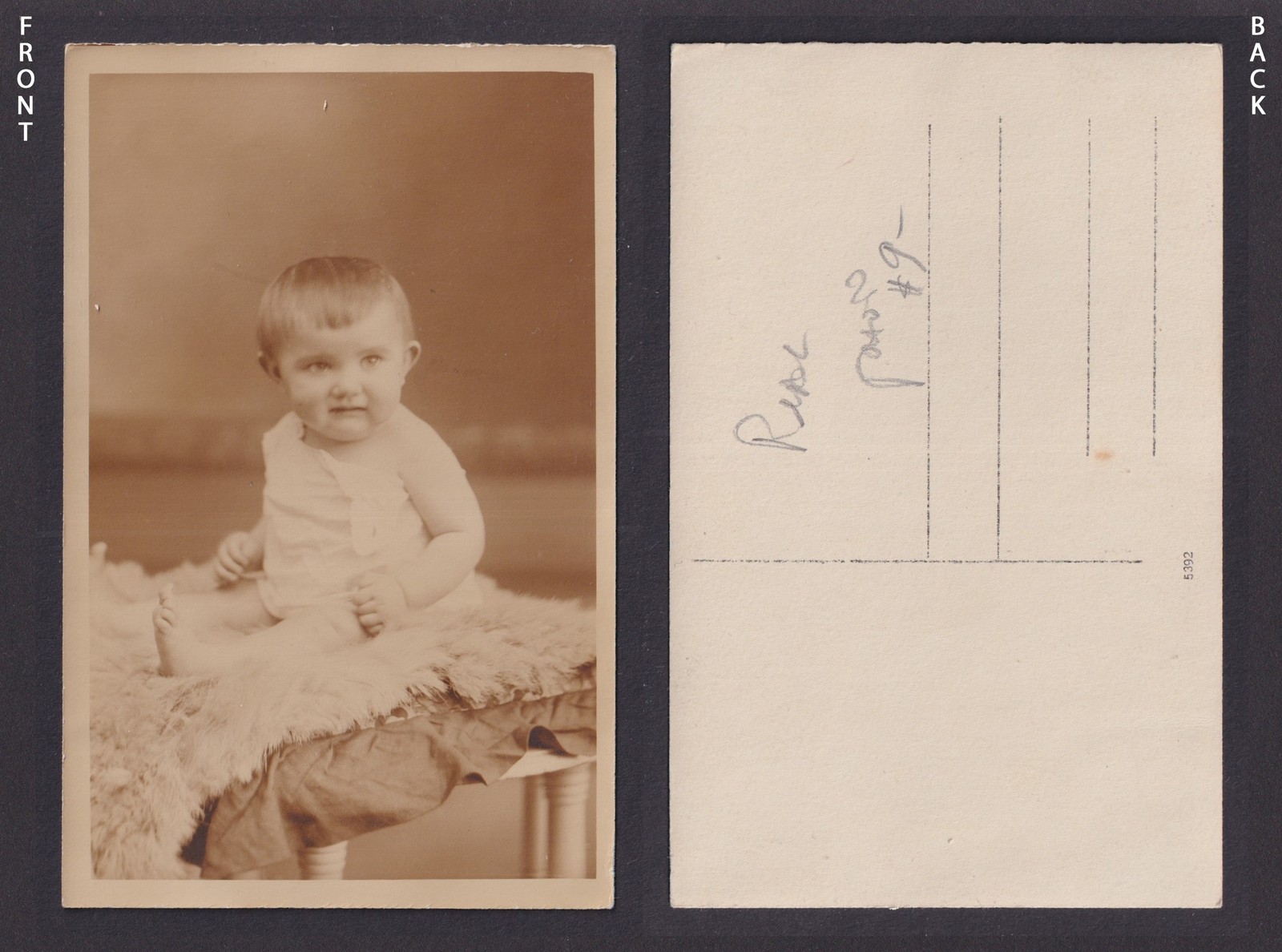 UNITED STATES, RPPC Postcard, Baby
