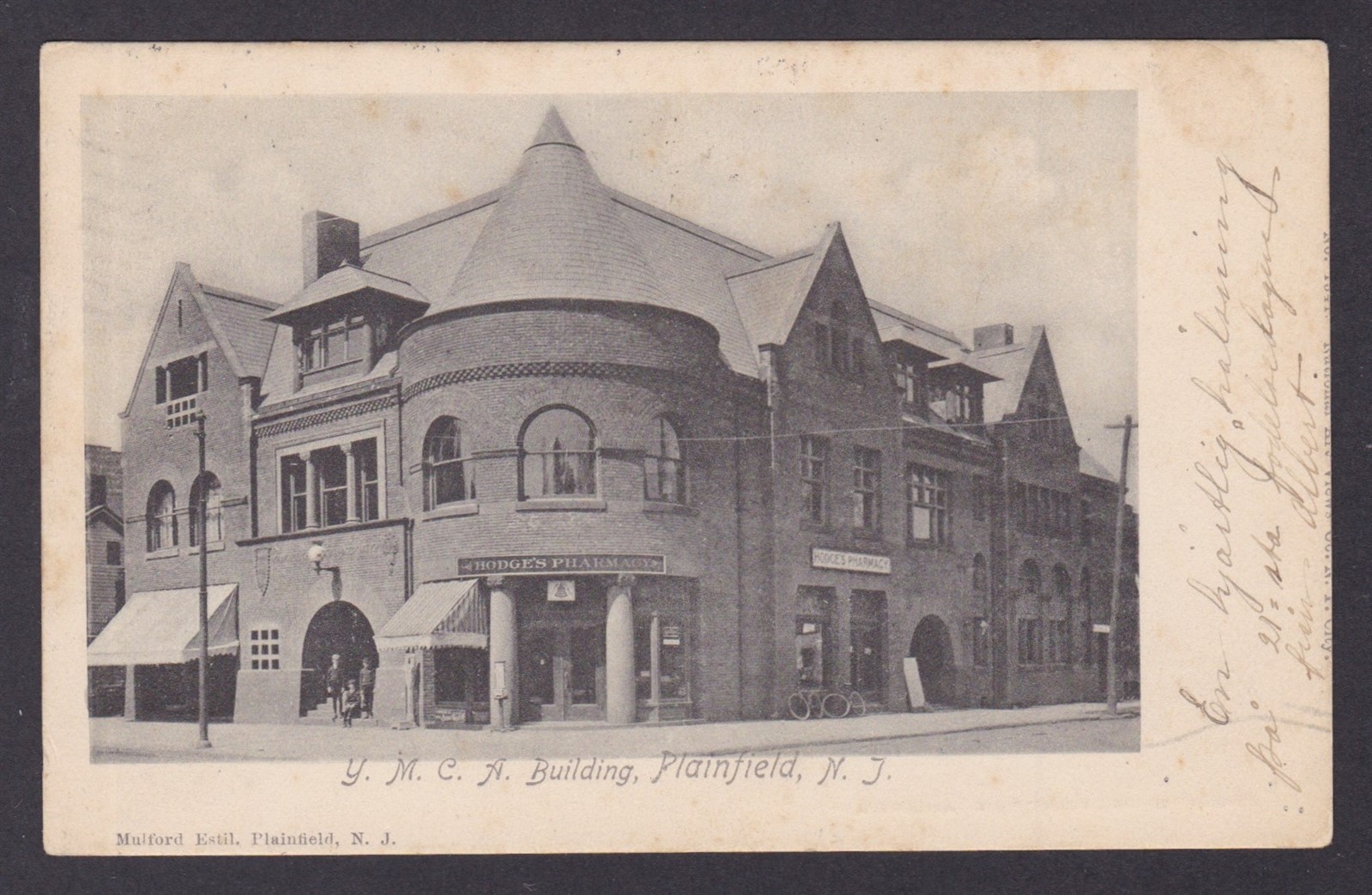Postcard, United States, Plainfield NJ, YMCA Building
