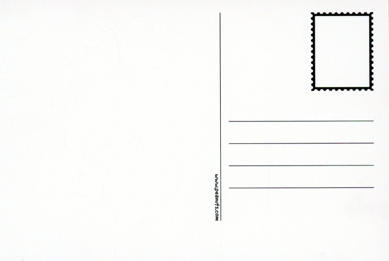 Snoopy at His Typewriter, from Peanuts by Charles Schulz, 2026 –New POSTCARD