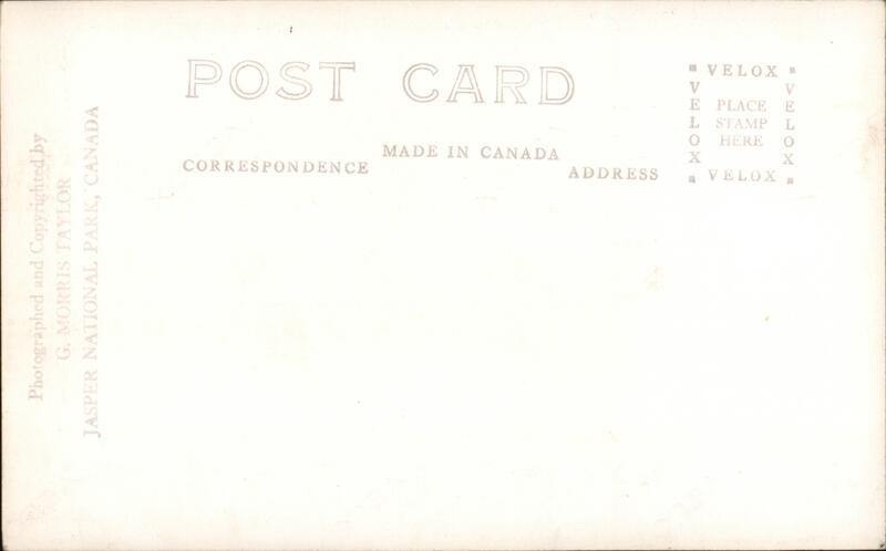 Taylor Jasper, Canada Columbia Icefield Chalet, Alberta AB Original Vintage RPPC